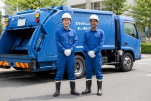 日給12,360円｜家庭ごみ回収スタッフ｜早上がりでも日給保証